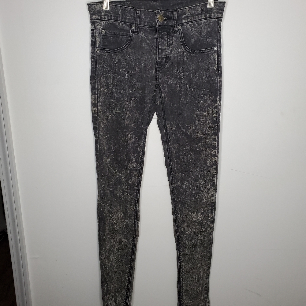 Cheap Monday stretch skinny jeans in black ice